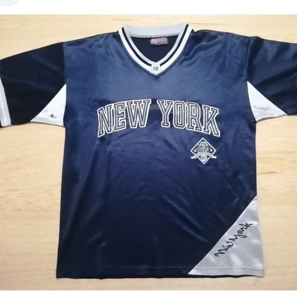 vintage 2002 New York Trust USA Athletic League Jersey - Picture 1 of 7